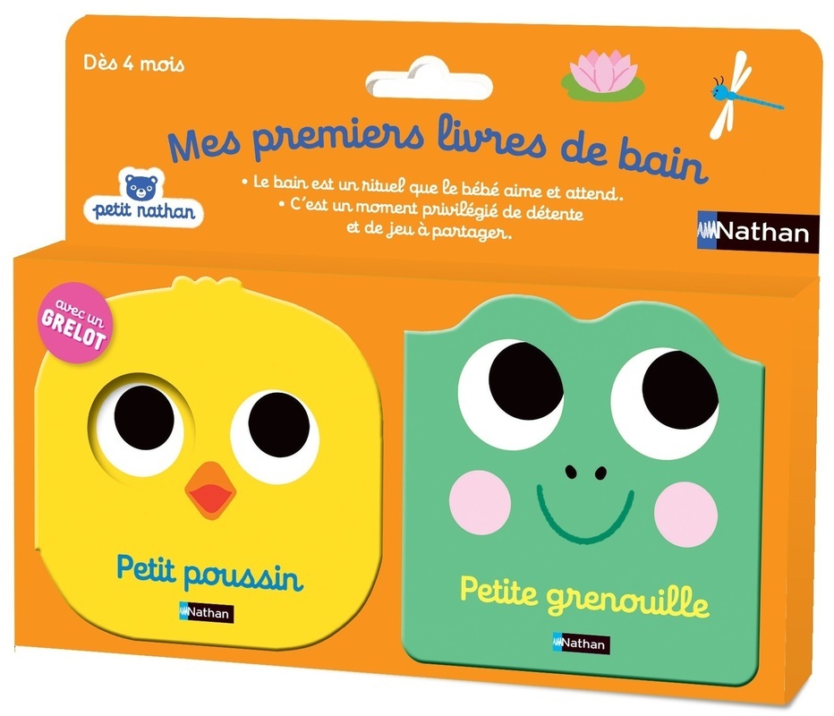 Kniha Mes premiers livres de bain - Petit poussin - Petite grenouille 