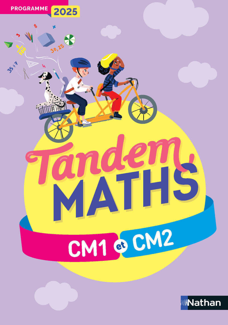 Книга Tandem - Maths CM1 CM2 - Manuel - Programme 2025 Julie Balmino