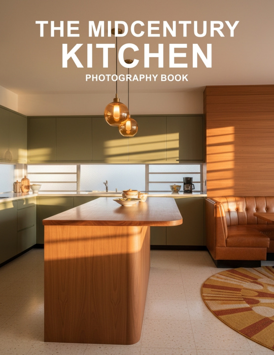 Knjiga The Midcentury Kitchen Photography Book Lucas Evermont Publishing