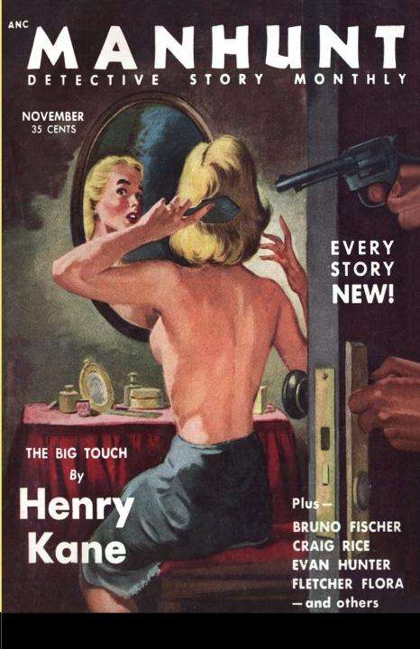 Book Manhunt, November 1953 Henry Kane