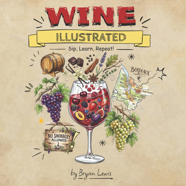 Carte Wine Illustrated Bryan Lewis