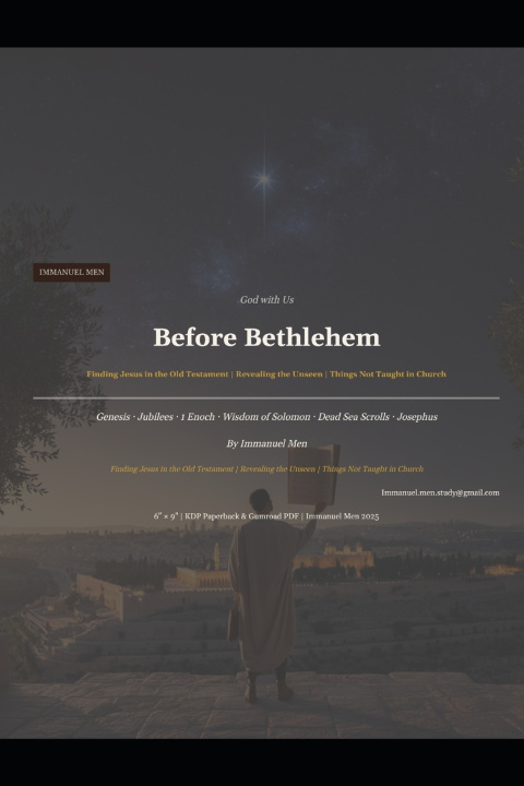 Könyv Before Bethlehem Immanuel Men