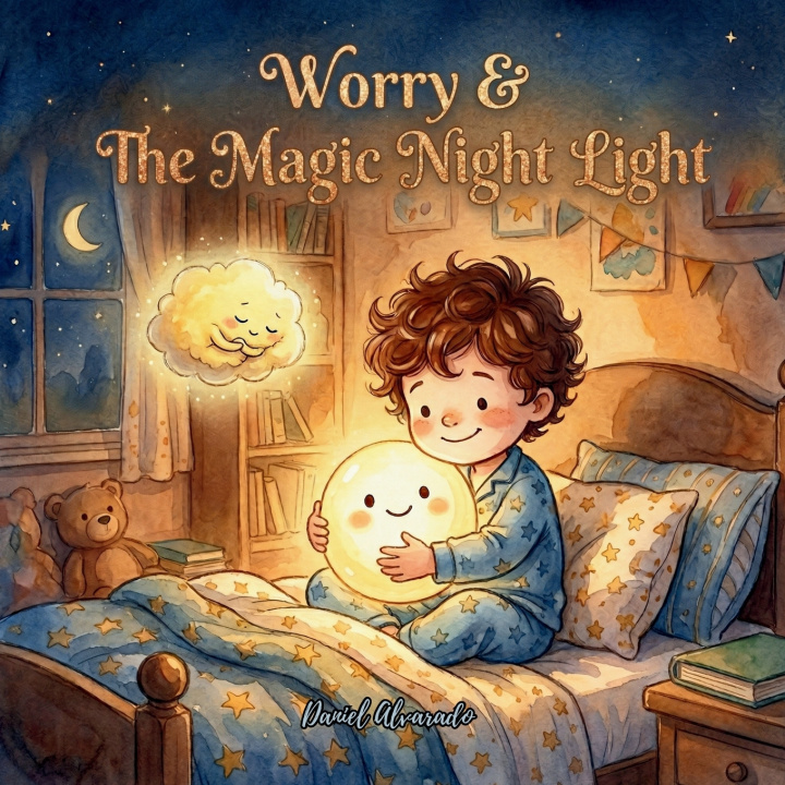 Kniha Worry & The Magic Night Light Daniel Alvarado