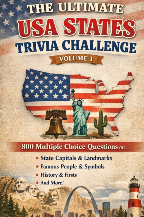 Knjiga The Ultimate USA States Trivia Challenge Volume 1 Memaw's Pastime