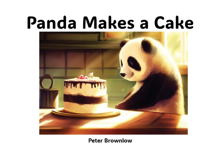 Kniha Panda Makes a Cake Peter Brownlow