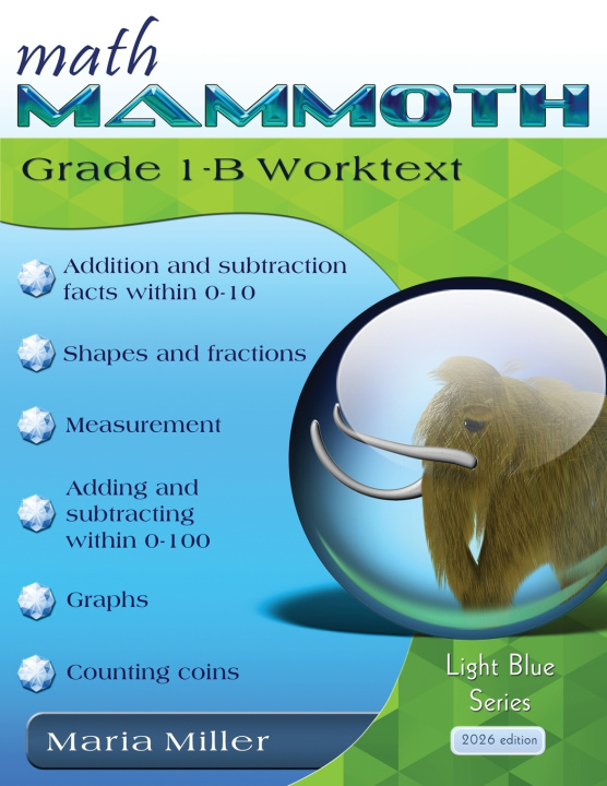 Knjiga Math Mammoth Grade 1-B Worktext Maria Miller