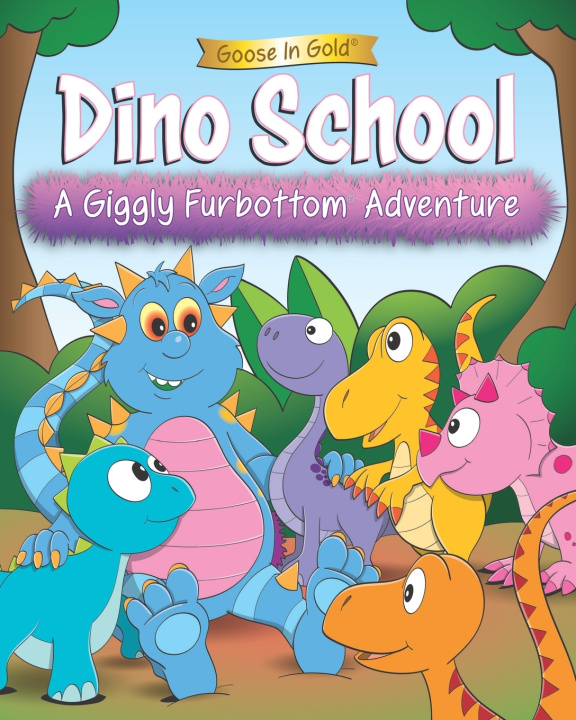 Kniha Dino School Goose in Gold
