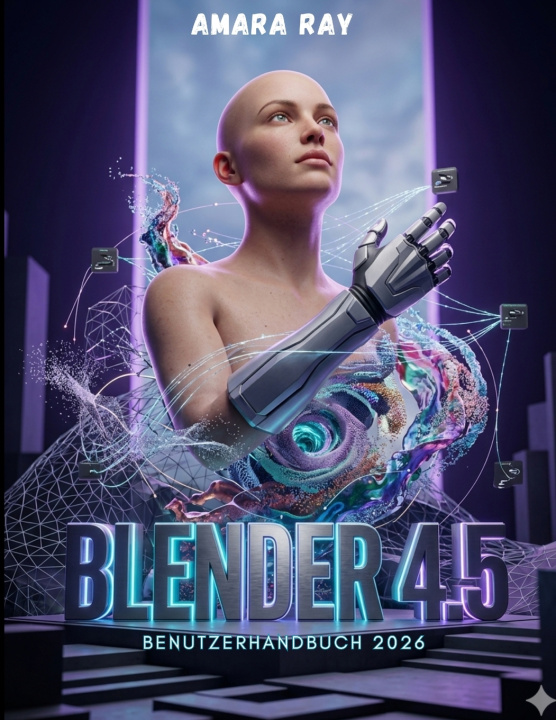 Kniha BLENDER 4.5 BENUTZERHANDBUCH 2026 AMARA RAY