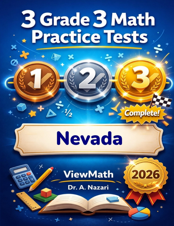 Knjiga 3 Nevada SBAC Grade 3 Math Practice Tests Dr. A Nazari