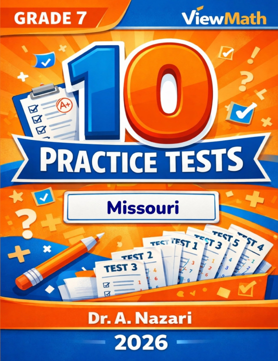 Knjiga 10 Missouri MAP Grade 7 Math Practice Tests Dr. A Nazari