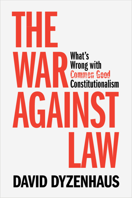 Knjiga The War against Law David Dyzenhaus