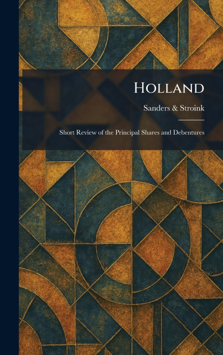 Kniha Holland Sanders & Stroink