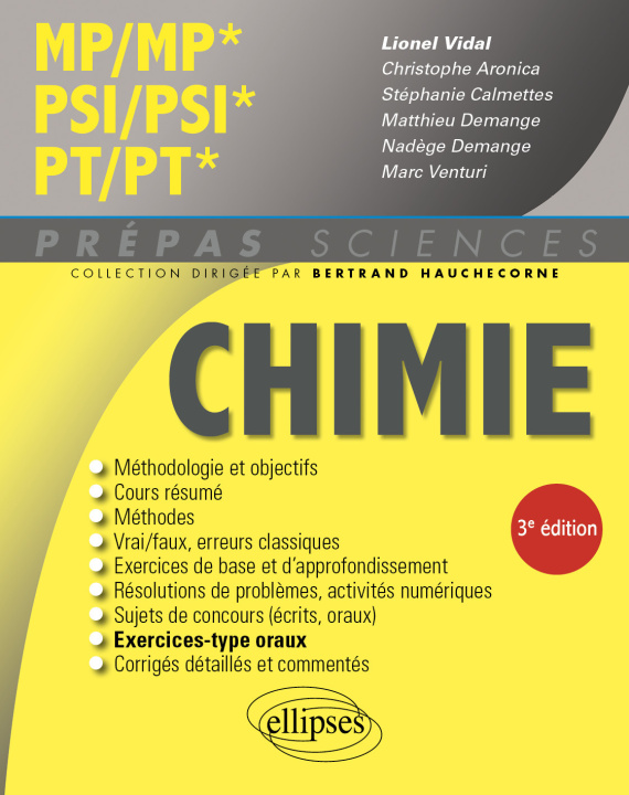 Książka Chimie MP/MP* PSI/PSI* PT/PT* Vidal