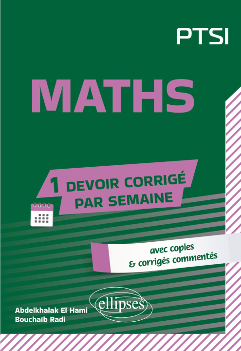 Knjiga Maths. PTSI El Hami