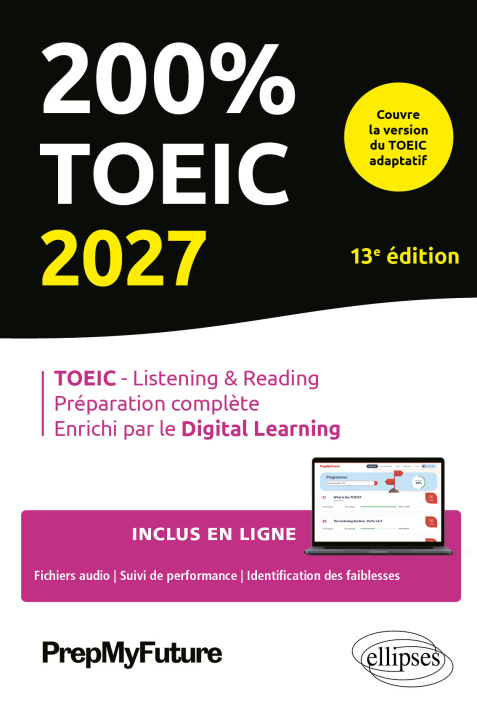 Knjiga 200% TOEIC - Listening & reading PREPMYFUTURE