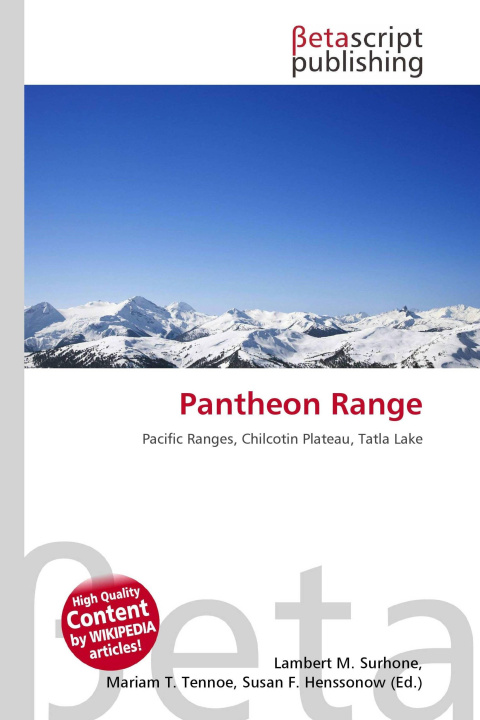 Kniha Pantheon Range Mariam T. Tennoe