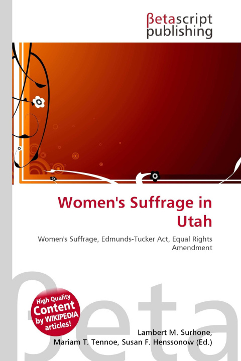 Książka Women's Suffrage in Utah Mariam T. Tennoe