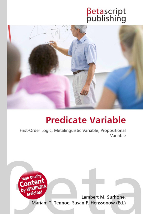 Knjiga Predicate Variable Mariam T. Tennoe