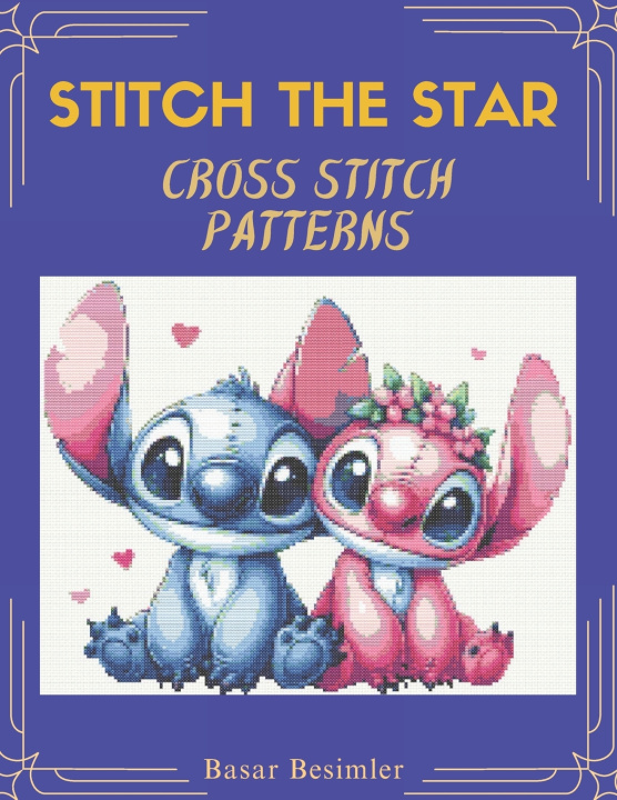 Knjiga STITCH THE STAR Cross Stıtch Patterns BASAR BESIMLER