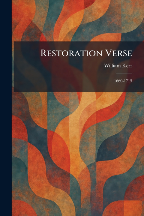 Knjiga Restoration Verse William Kerr
