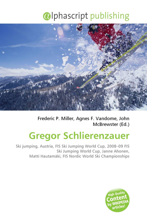 Knjiga Gregor Schlierenzauer Agnes F. Vandome