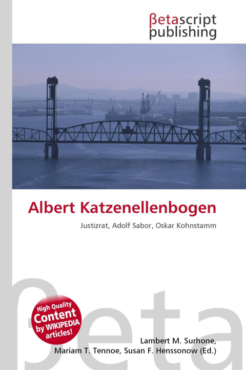 Knjiga Albert Katzenellenbogen Mariam T. Tennoe