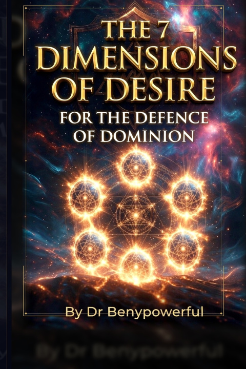 Kniha THE 7 DIMENSIONS OF DESIRE FOR DEFENCE OF DOMINION DR BENYPOWERFUL