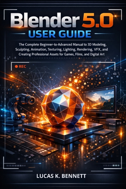 Książka Blender 5.0 User Guide LUCAS K. BENNETT