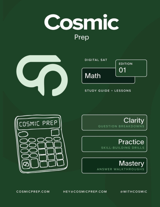 Knjiga Cosmic Prep Digital SAT Math Study Guide Douglas S. Kovel