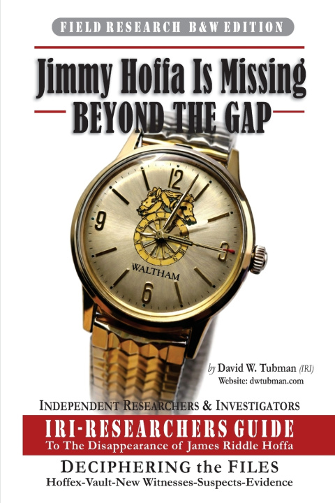 Kniha Jimmy Hoffa Is Missing-BEYOND THE GAP David W Tubman