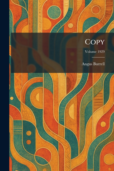 Knjiga Copy Angus Burrell