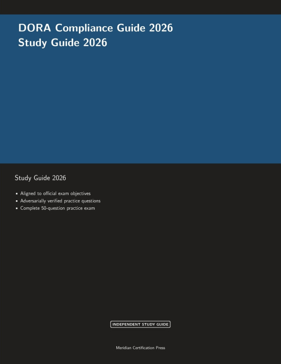 Könyv DORA Compliance Guide 2026 Meridian Certification Press