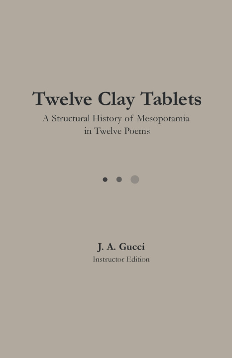 Knjiga Twelve Clay Tablets (Instructor Edition) J. A. Gucci