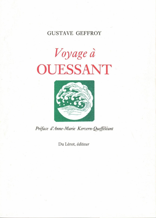 Book Voyage à Ouessant GEFFROY