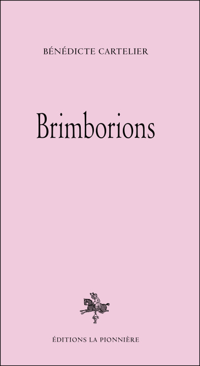 Kniha Brimborions Cartelier