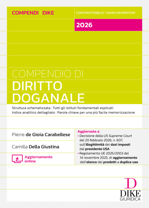 Kniha Compendio di diritto doganale Pierre De Gioia Carabellese