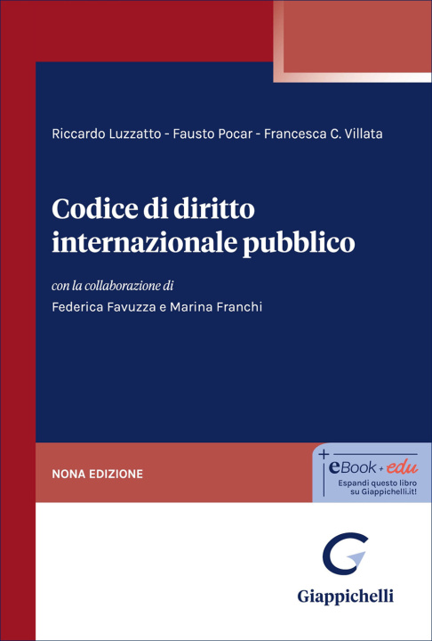 Kniha Codice di diritto internazionale pubblico Riccardo Luzzatto