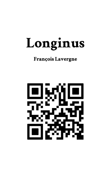 Kniha Longinus François Lavergne