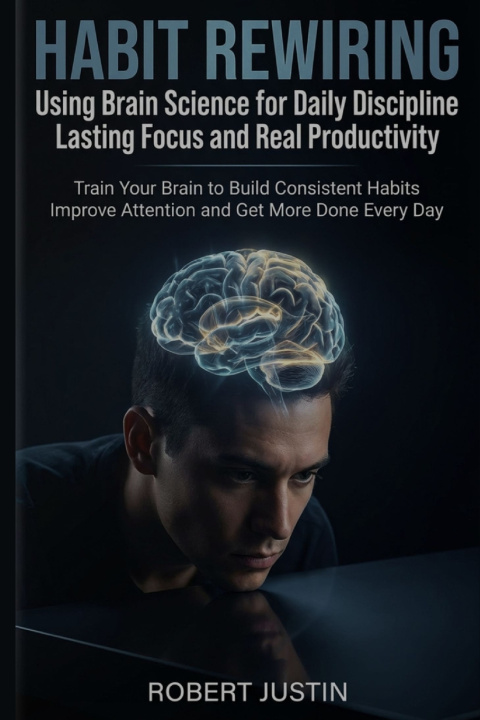 Книга Habit Rewiring Using Brain Science for Daily Discipline Lasting Focus and Real Productivity Robert Justin