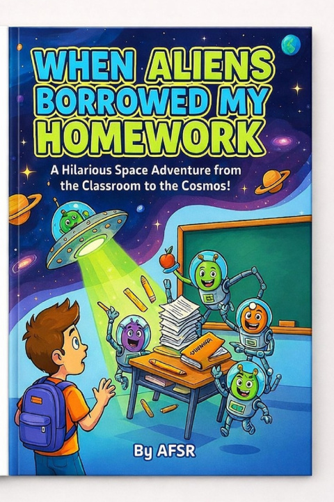 Knjiga WHEN ALIENS BORROWED MY HOMEWORK AFSR AFSR