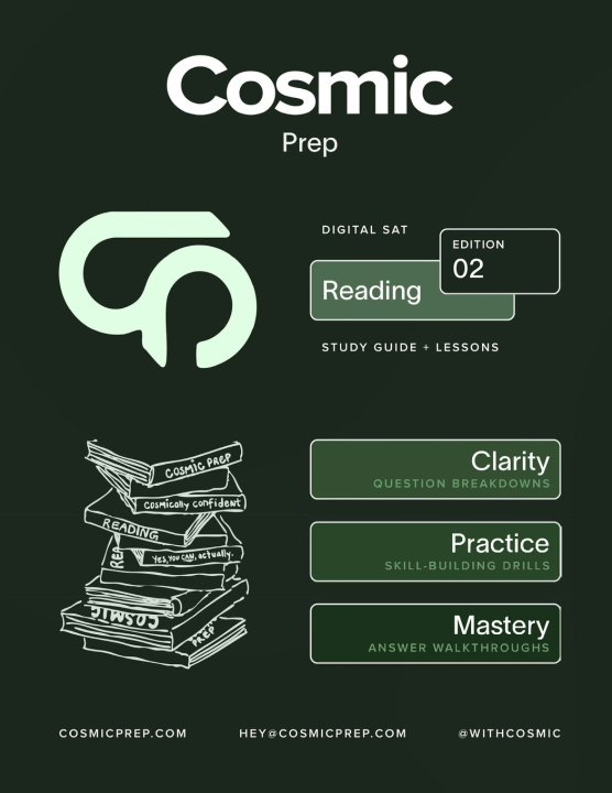 Kniha Cosmic Prep Digital SAT Reading Guide Second Edition Douglas S. Kovel