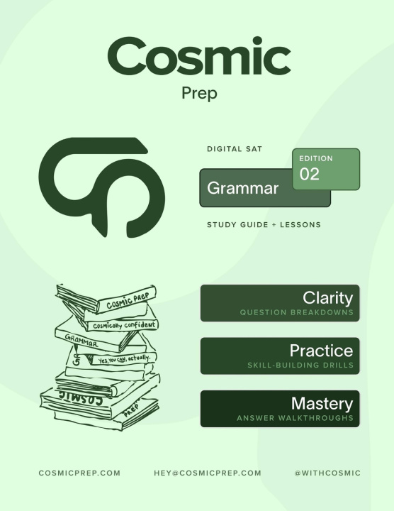 Kniha Cosmic Prep Digital SAT Grammar Guide Second Edition Douglas S. Kovel