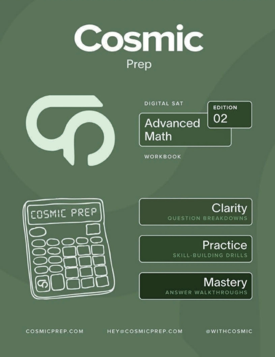 Kniha Cosmic Prep Digital SAT Advanced Math Workbook Second Edition Douglas S. Kovel