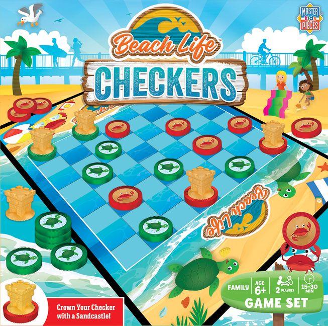 Hra/Hračka Beach Life Checkers 