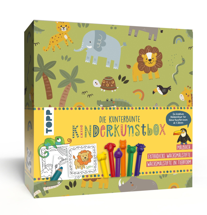 Hra/Hračka Die kunterbunte Kinderkunstbox frechverlag