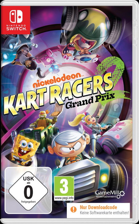 Digitalno Nickelodeon Kart Racers 2 - Grand Prix (Code in Box - Nintendo Switch) 