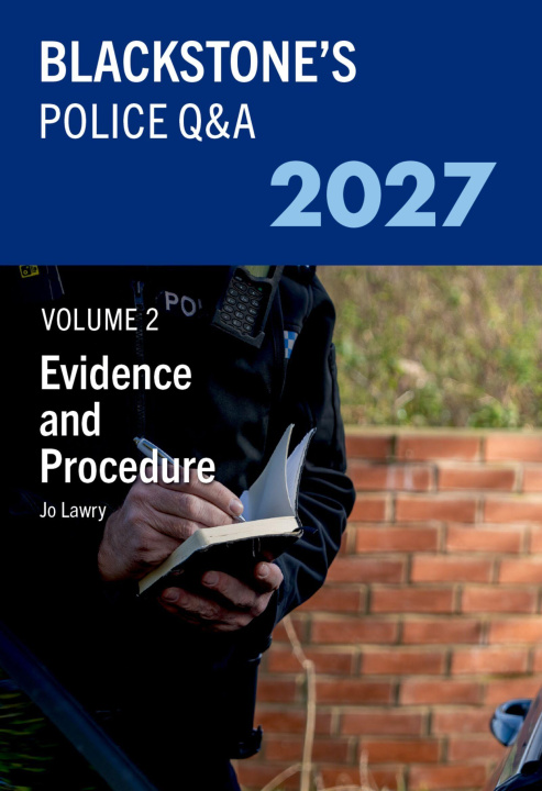 Libro Blackstone's Police Q&A's Volume 2: Evidence and Procedure 2027 Ms Jo Lawry