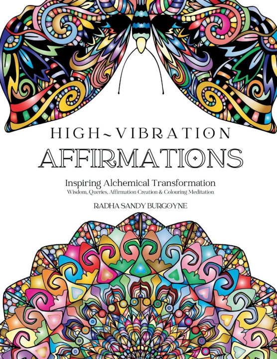Kniha High-Vibration Affirmations Radha Sandy Burgoyne