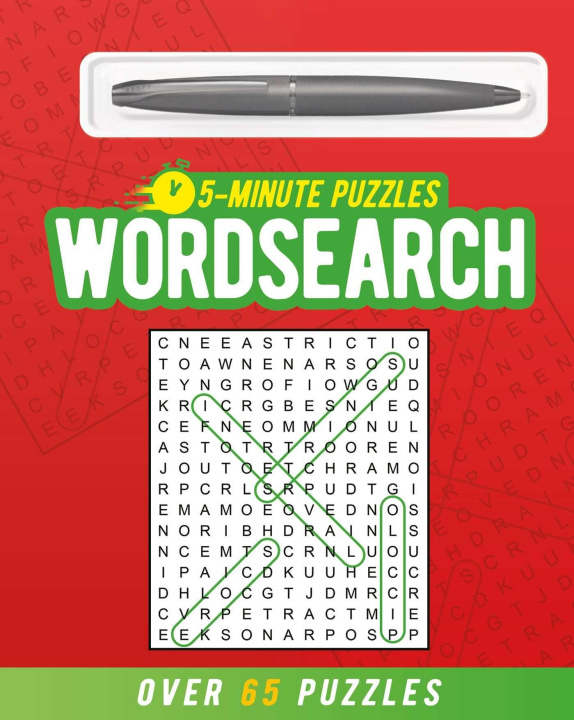 Kniha 5-Minute Wordsearch (Includes Ball-Point Pen) SAUNDERS ERIC