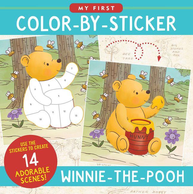 Libro My First Color-By-Sticker Book - Winnie-The-Pooh (14 Scenes) 
